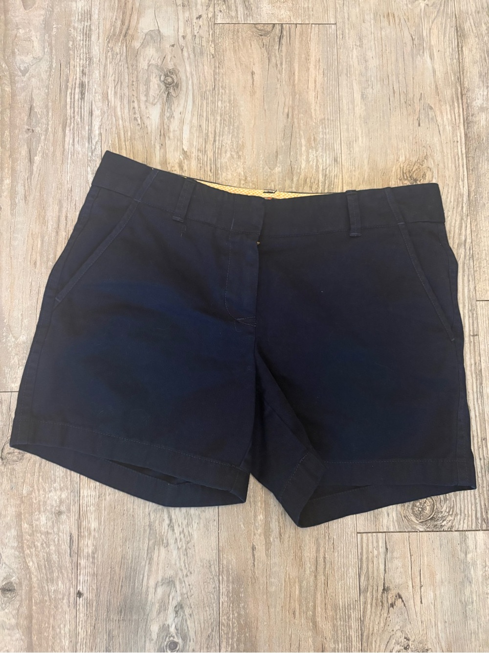 J. Crew Dark Navy Cotton Chino Shorts
